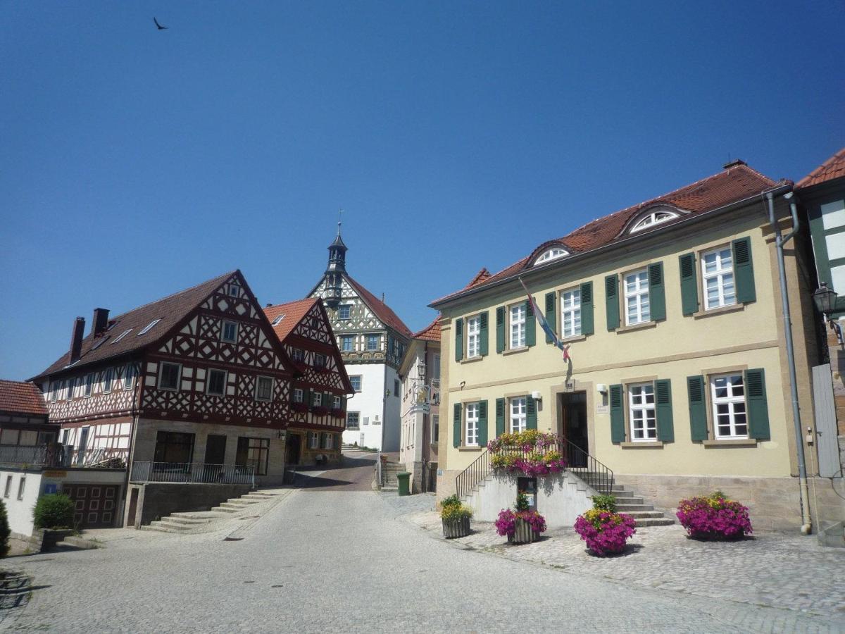 Hotel Drei Kronen Burgkunstadt Bagian luar foto